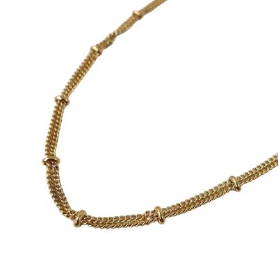Athene vergoldete Halskette
