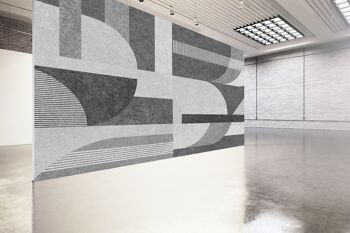 Gris Design Papier Peint Papier Peint Mur Art Peel & Stick Décor Auto-Adhésif Texturé Grand Mur Art Print 10