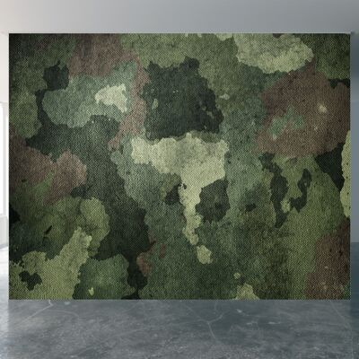 Militär-Como-Wandbild, Tapete, Wandkunst, abziehen und aufkleben, selbstklebend, Dekor, strukturiert, großer Wandkunstdruck