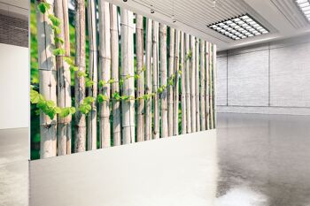 Bambou Fance Fond Papier Peint Papier Peint Mur Art Peel & Stick Auto-Adhésif Décor Texturé Grand Mur Art Print 10