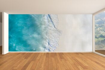Paysage marin d'été papier peint mural Art mural Peel & Stick décor auto-adhésif texturé grand mur Art Print 7