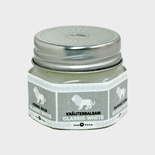 Bio-Kräuterbalsam CLASSIC WHITE im 18ml-Glas