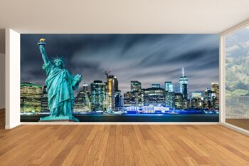 Manhattan Panoramique Murale Papier Peint Mur Art Peel & Stick Décor Auto-Adhésif Texturé Grand Mur Art Print 7