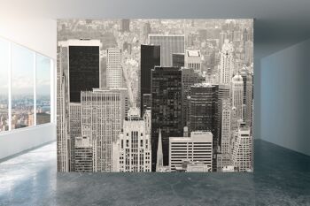 Manhattan Street Wall Mural Papier Peint Art Mural Peel & Stick Décor Auto-Adhésif Texturé Grand Mur Art Print 1