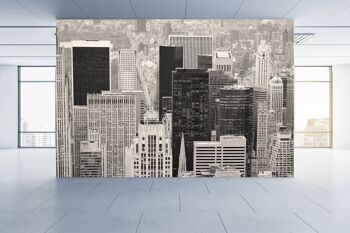 Manhattan Street Wall Mural Papier Peint Art Mural Peel & Stick Décor Auto-Adhésif Texturé Grand Mur Art Print 2