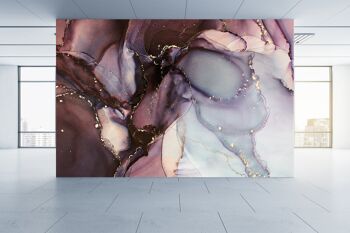 Abstrait effet marbre papier peint mural Art mural Peel & Stick décor auto-adhésif texturé grand mur Art Print 2