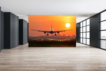 Avion d'atterrissage papier peint mural papier peint Art mural Peel & Stick décor auto-adhésif texturé grand mur Art Print 4