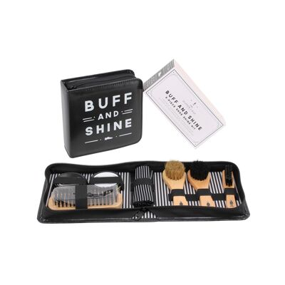 The Dapper Chap 'Buff And Shine' Shoe Cleaning Kit