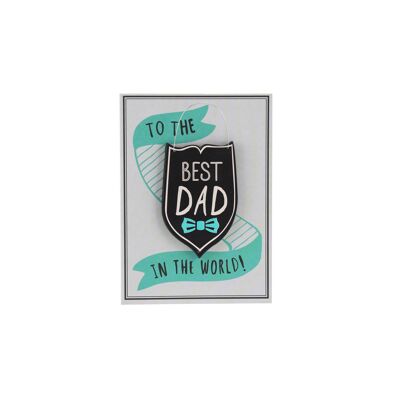 To The Best Dad In The World!' Keepsake Card