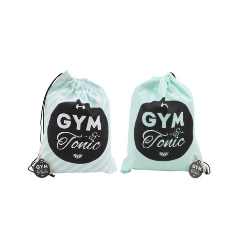 Gym & Tonic' Mint Double Sided Shoe Bag
