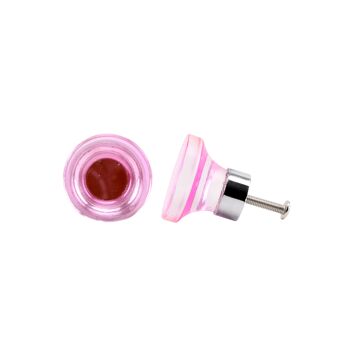 Poignée de tiroir en acrylique rose