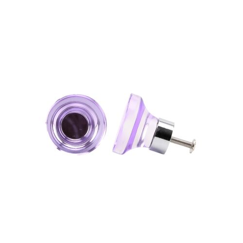 Purple Acrylic Drawer Pull
