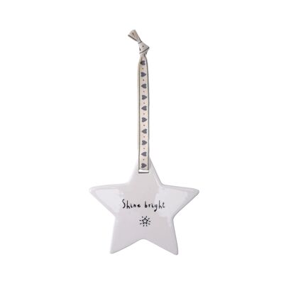 Send With Love 'Shine Bright' Hanging Star