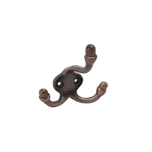 Antique Bronze Mini Triple Wall Hook