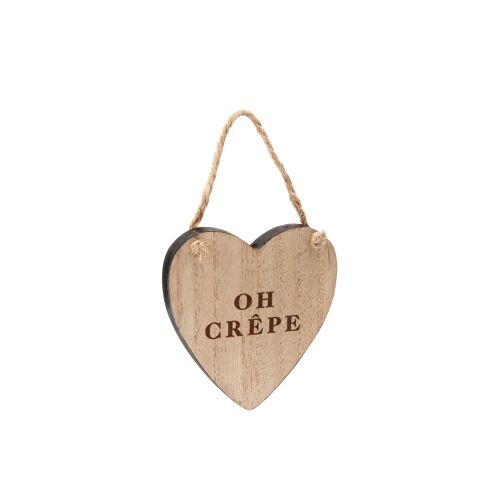 Loft Oh Crepe Wooden Heart Hanger