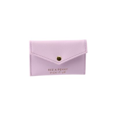 W&R Lavender See A Penny Pick It Up Envelope Purse
