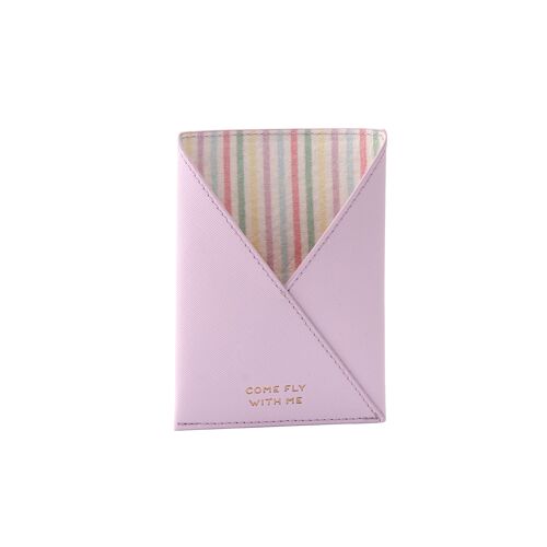 W&R Lavender Come Fly With Me Passport Holder