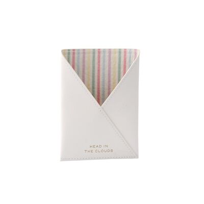 W&R White Head In The Clouds Passport Holder