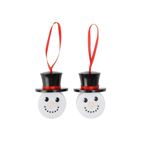 Set of 2 Snowman Tea Lights