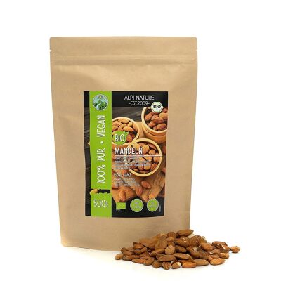 Organic almonds 500g