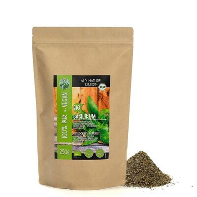 Organic basil 250g