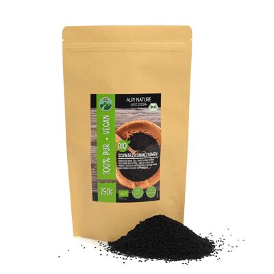 Organic black cumin seeds 250g