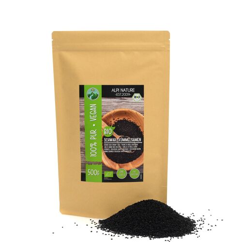 Organic black cumin seeds 500g