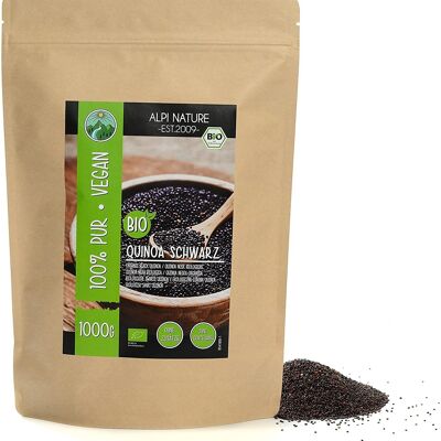 Organic quinoa, black 1000g