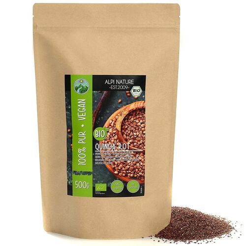 Organic quinoa, red 500g