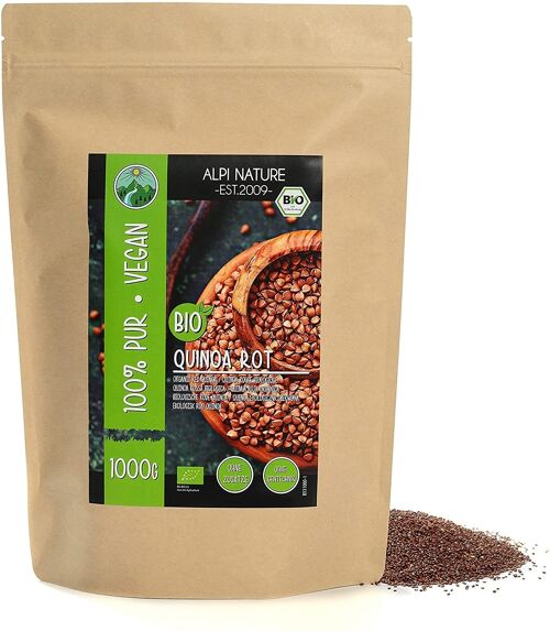 Organic quinoa, red 1000g