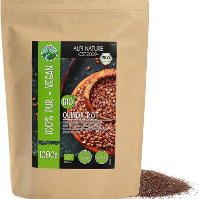 Organic quinoa, red 1000g