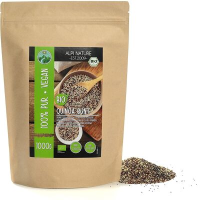 Organic quinoa, colored 1000g