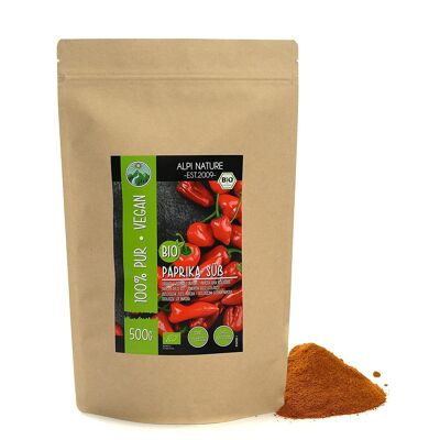 Organic sweet paprika powder 500g