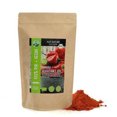 Organic sweet smoked paprika powder 250g