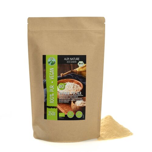 Organic baobab powder 250g