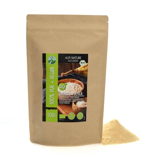 Organic baobab powder 500g