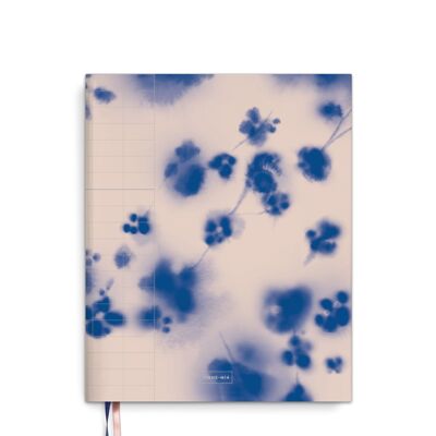 Quaderno A5 - Fiore blu
