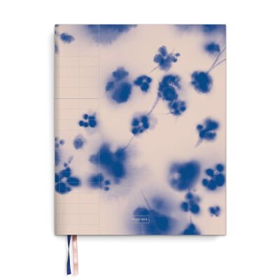 Quaderno A5 - Fiore blu