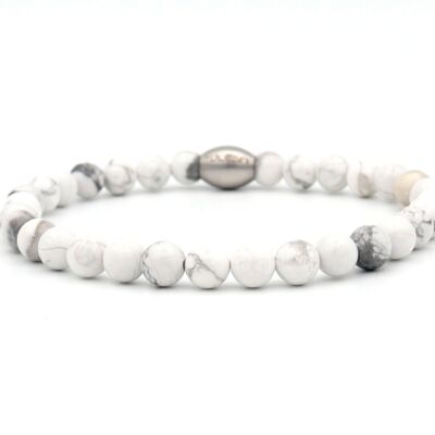 Bracelet Enam howlite (6mm)