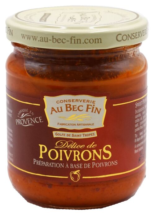 Délice de poivrons 180g