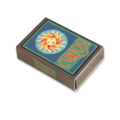 Picoli Sun, mini puzzle Curiosi en formato caja de cerillas con 33 piezas