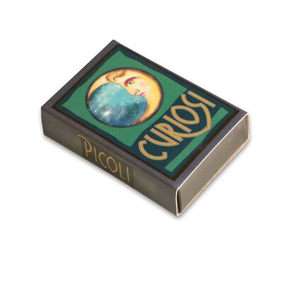 Mini puzzle Picoli Mond, Curiosi en formato caja de cerillas con 33 piezas
