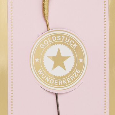 7 pezzi d'oro rosa Wondercandle® classic
