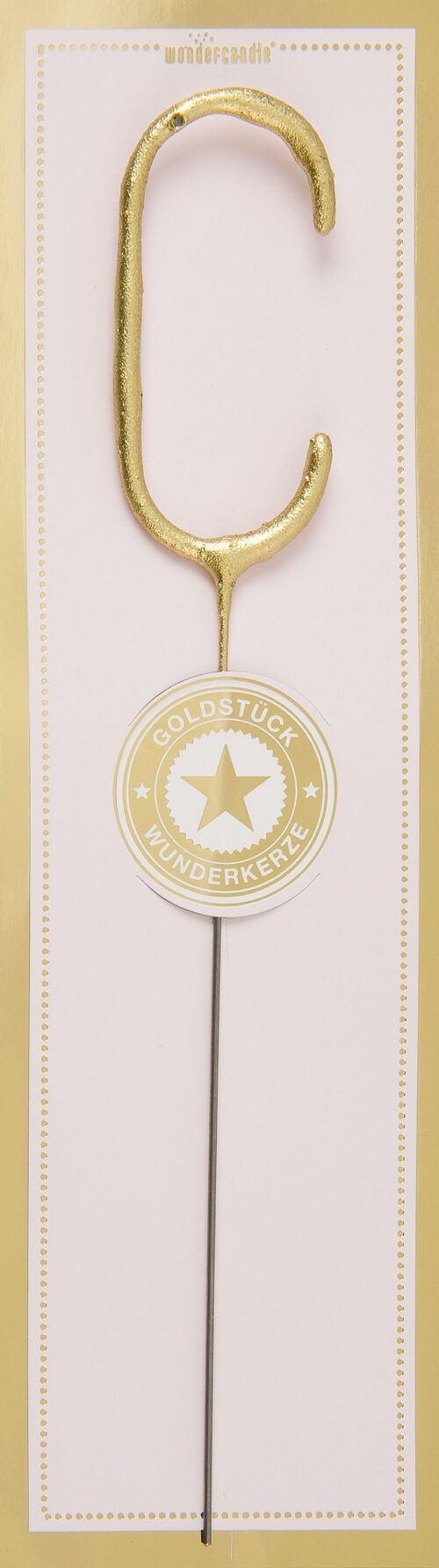 C gold Goldstück rosa Wondercandle® classic