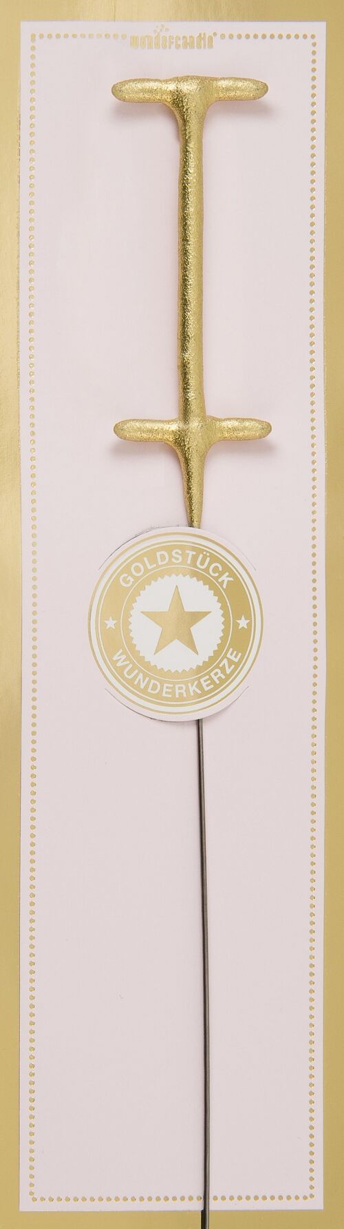 I gold Goldstück rosa Wondercandle® classic