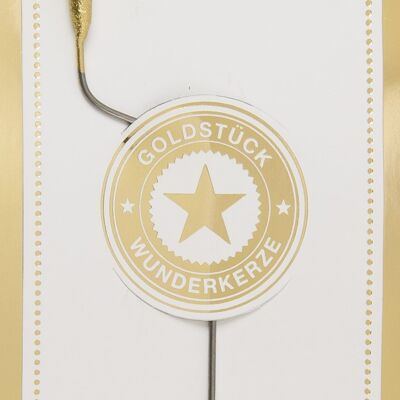 H gold gold piece white Wondercandle® classic