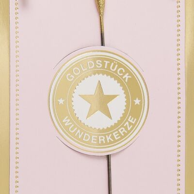 M gold Goldstück pink Wondercandle® classic