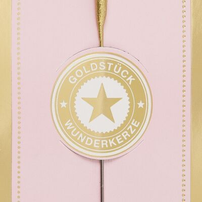 Y gold Goldstück pink Wondercandle® classic