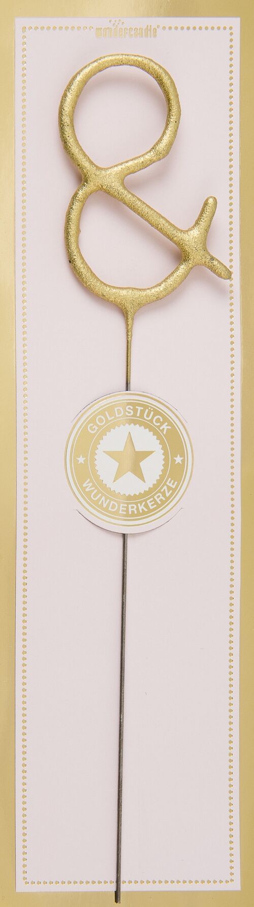 & gold Goldstück rosa Wondercandle® classic