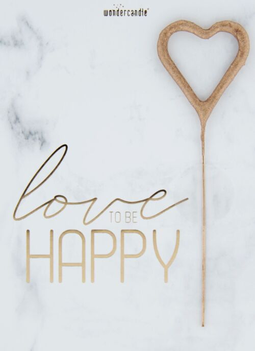 Love, happy 439 marble Mini Wondercard